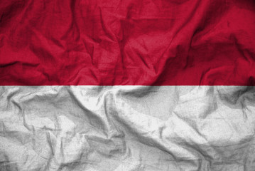 Indonesia flag. illustration
