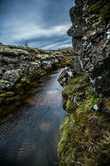 Iceland beautiful geyser and nature