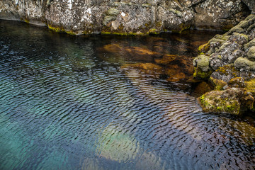 Iceland beautiful geyser and nature