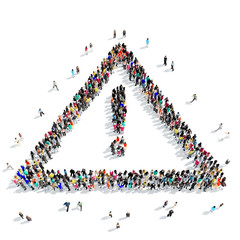 people  shape  exclamation mark