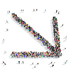 group people  shape  arrow
