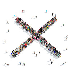 people  shape check mark