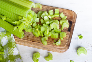 Chopped Celery stalks