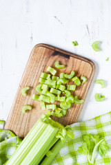 Chopped Celery stalks