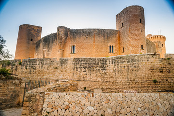 Bellver Castle fortress in Palma-de-Mallorca