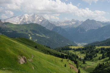Fototapeta na wymiar Mountain landscape in Dolomites, Italy
