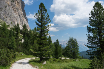 Mountain landscape in Dolomites, Italy