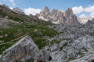 Mountain landscape in Dolomites, Italy