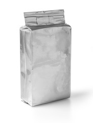  aluminum bag on white