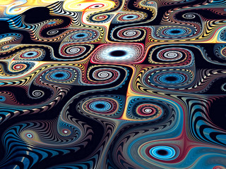 Abstract ornament background digitally generated image