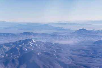 Window Plane View of Andes Mountains