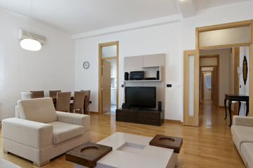 Interior of a luxury living room