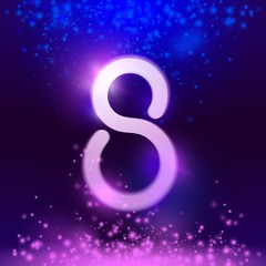 8 March, International Women's Day, vector.