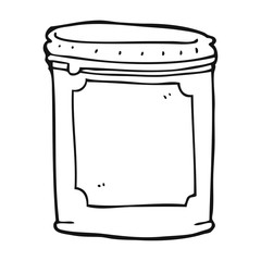 black and white cartoon jam