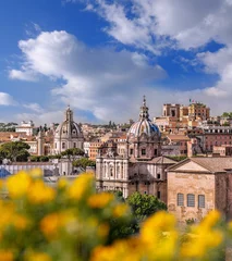 Tuinposter Uitzicht op Rome vanaf het Forum Romanum in Italië © Tomas Marek