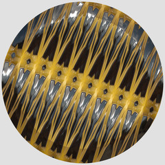 Shield generated texture