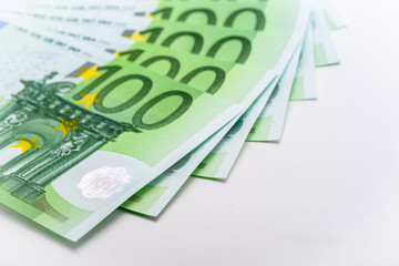 100 Euro Monete Close Up