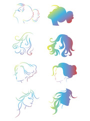 Free uninhibited girls Silhouette heads satisfied with their app