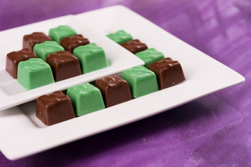 Chocolate and Mint Candy