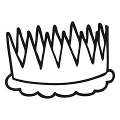 black and white cartoon crown