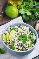 Cilantro and lime basmati rice