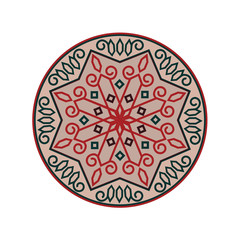 Vector colorful mandala.