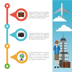 Travel and infographic design 