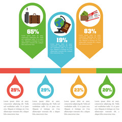 Travel and infographic design 