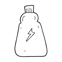 black and white cartoon sun lotion