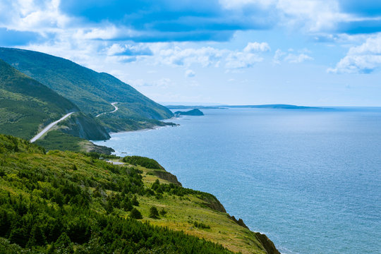 Cabot Trail highway Cape Breton NP NS Canada