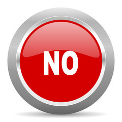 no red metallic chrome web circle glossy icon