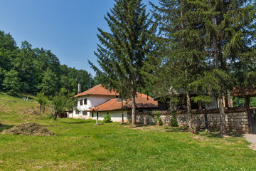 Outside view of Poganovo Monastery of St. John the Theologian, Serbia