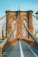 Brooklyn bridge in New York City