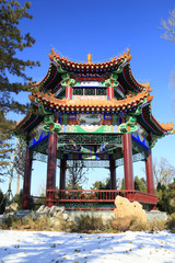 Fototapeta premium China's traditional pavilions