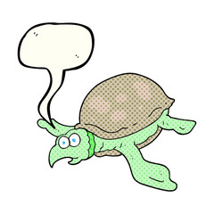 comic book speech bubble cartoon turtle