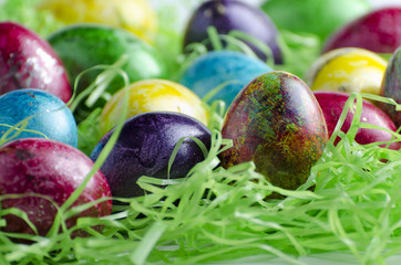 Colorful Easter eggs 