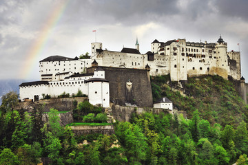 Fototapeta na wymiar Hohensalzburg Castle, Salzburg, Austria