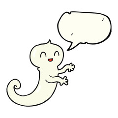 comic book speech bubble cartoon ghost