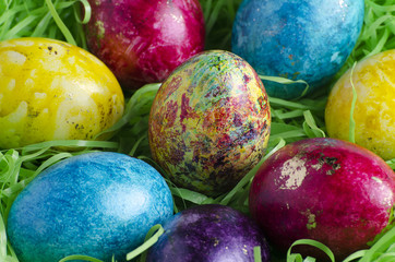 Colorful Easter eggs 