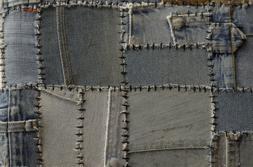 denim jeans background wallpaper blue patter - obrazy, fototapety, plakaty