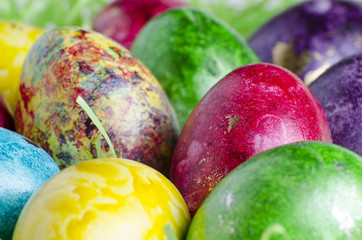 Colorful Easter eggs 