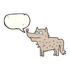 comic book speech bubble cartoon dog