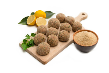 Polpette panate, breaded beef meatballs