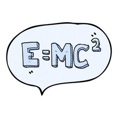comic book speech bubble cartoon science formula