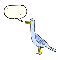 comic book speech bubble cartoon bird