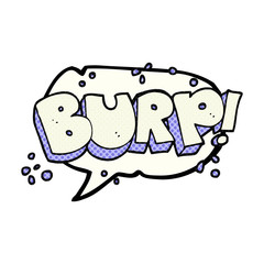 comic book speech bubble cartoon burp text