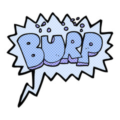 comic book speech bubble cartoon burp text