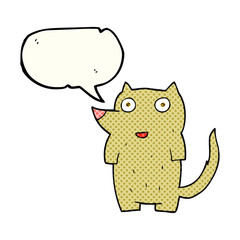 comic book speech bubble cartoon dog
