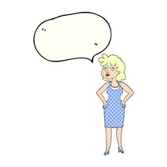 comic book speech bubble cartoon annoyed woman