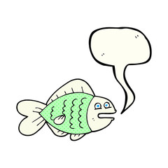 comic book speech bubble cartoon funny fish